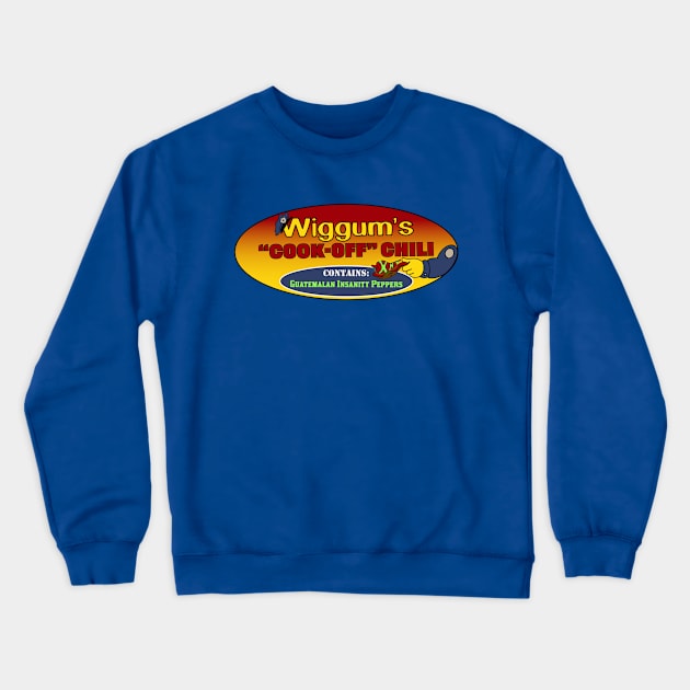 Wiggums Cook-Off Chili Crewneck Sweatshirt by acurwin